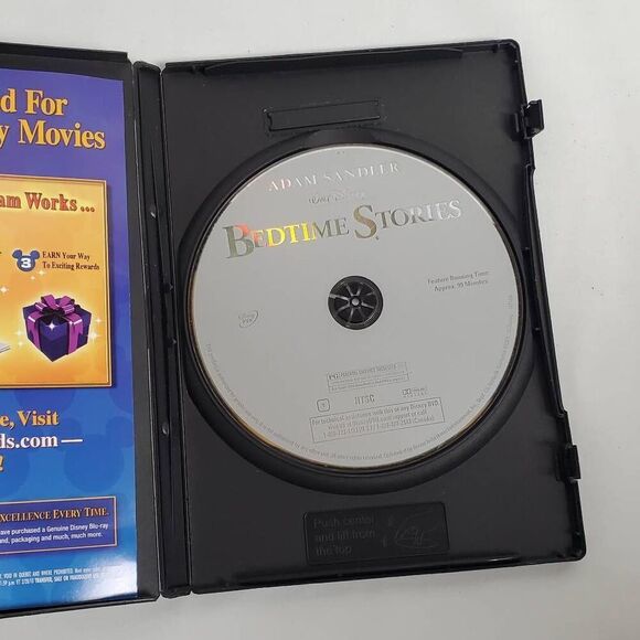 Bedtime Stories DVD (Adam Sandler, Disney, Family Comedy) - Picture 2 of 3